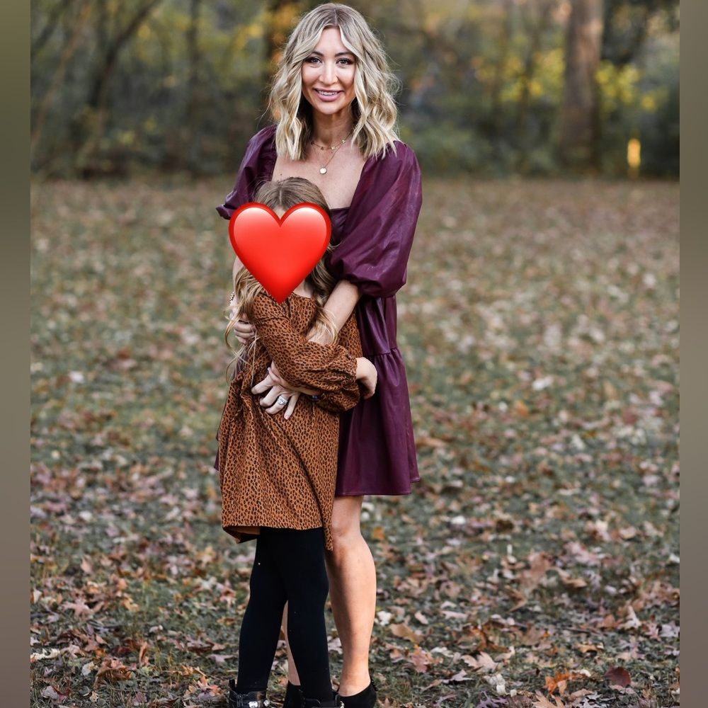 Amanda Uprichard Leather Puff Sleeve Dress